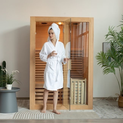 OEMの屋内2人は3KWストーブが付いている木の蒸気のサウナ部屋を大きさで分類する