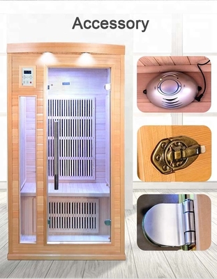 家のための屋内木の1人の赤外線サウナ