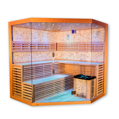 4 - 5人の屋内家のための二重ベンチの解毒の蒸気のサウナ部屋