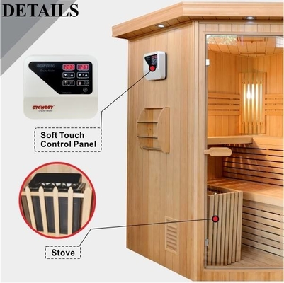 OEMの倍のベンチのコーナーは6KWストーブが付いている屋内蒸気のサウナ部屋のスタイルを作る