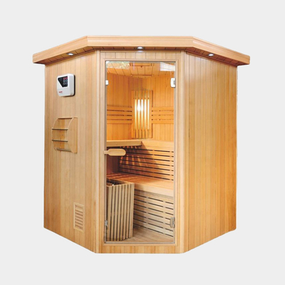 OEMの倍のベンチのコーナーは6KWストーブが付いている屋内蒸気のサウナ部屋のスタイルを作る