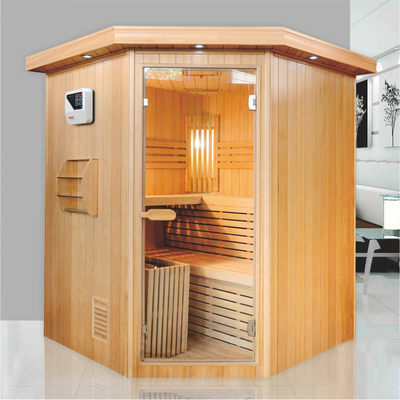 OEMの倍のベンチのコーナーは6KWストーブが付いている屋内蒸気のサウナ部屋のスタイルを作る