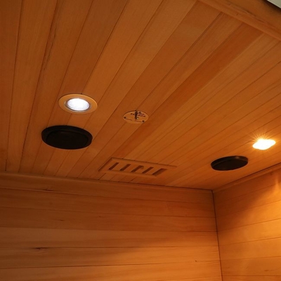カナダツガ屋内電気ストーブ 2 人用木製スチームルーム