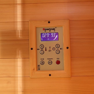 カナダツガ屋内電気ストーブ 2 人用木製スチームルーム