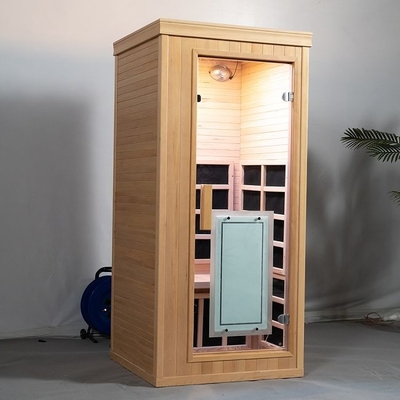 低いEMFの1つの人の屋内小型木の完全なスペクトルの乾燥したサウナ部屋