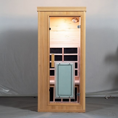 低いEMFの1つの人の屋内小型木の完全なスペクトルの乾燥したサウナ部屋