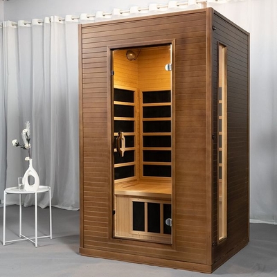 アパート屋内カーボン繊維のヒーターのWoodenInfraredのサウナ部屋のアメリカツガ