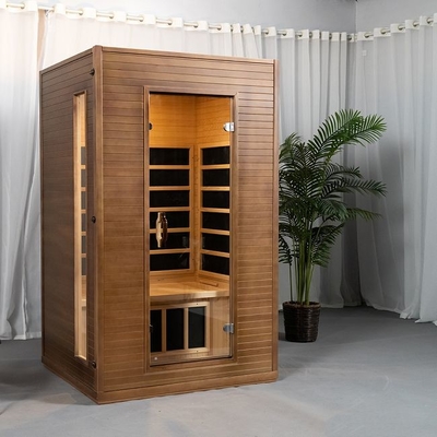 アパート屋内カーボン繊維のヒーターのWoodenInfraredのサウナ部屋のアメリカツガ