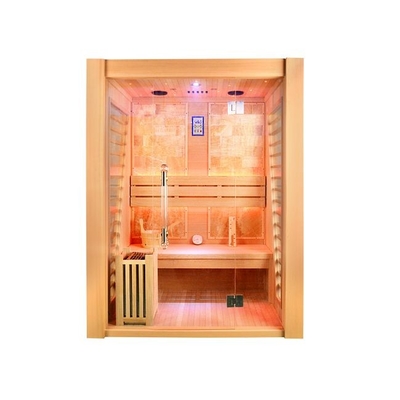 従来の蒸気の3人のための木の屋内電気ストーブのサウナ部屋