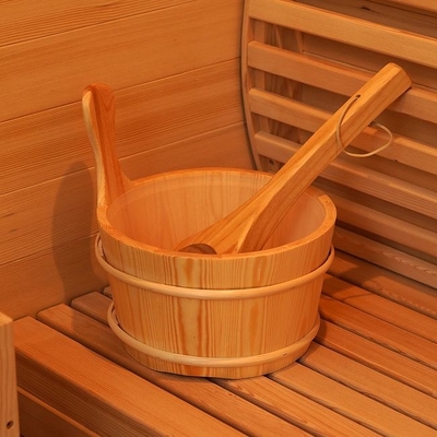 3KW家の屋内使用従来の蒸気の2人のための木のサウナ部屋