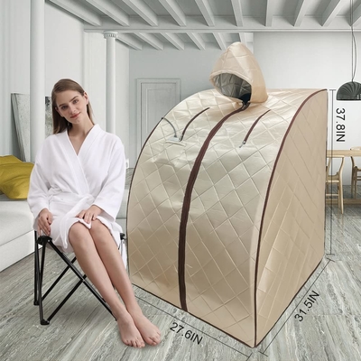 Smartmak 1050Wの家帽子が付いている屋内1つの人の遠赤外線のサウナのテント