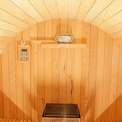 アメリカツガの木製の家のCommerical屋外のTradtionalの蒸気のバレルのサウナ6人