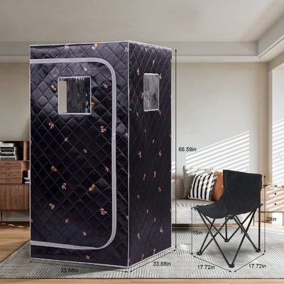 1500W フルボディ ホーム ポータブル スチームサウナテント デトックス療法