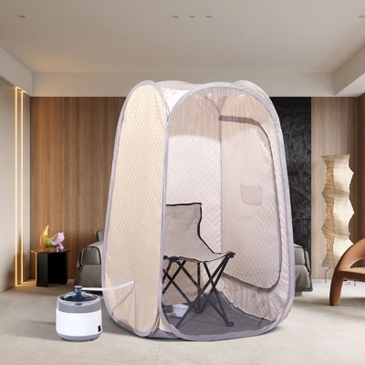 フルサイズのポータブルスチームサウナ ホームスパ 室内 ポータブルポップアップサウナ