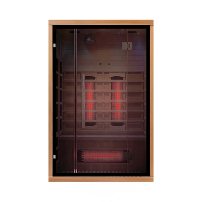 1750W ヘムロック / セダー ホーム サウナルーム 安全システム 木色の長方形