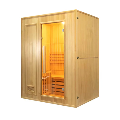 15~90.C ヘムロック / レッドセダー蒸気サウナ室 0-99 MINタイマーと220V電圧