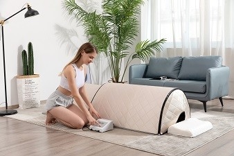3熱する地帯低いEMFの赤外線サウナのドームのヘルスケア1300Wのもみのドームのサウナ