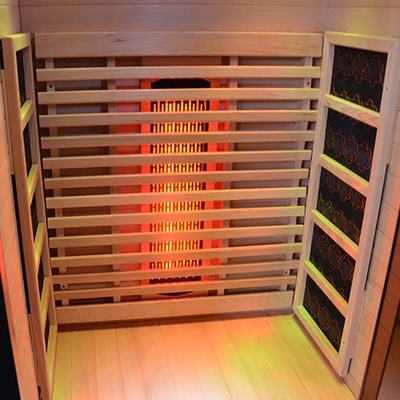 ETL 1の人の屋内小さい家のサウナ部屋7の着色された星明かりの赤外線