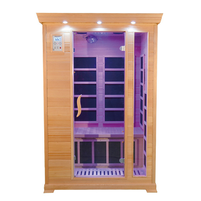 二人用の赤外線小屋のサウナ部屋のカナダの赤いヒマラヤスギ木1350W