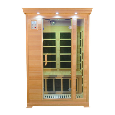 二人用の赤外線小屋のサウナ部屋のカナダの赤いヒマラヤスギ木1350W