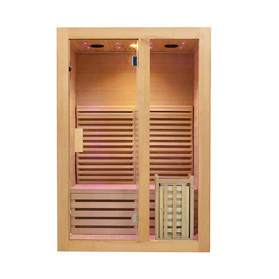 Smartmak 8mmの緩和されたガラス ドアが付いている1つの人木蒸気の家のサウナ部屋